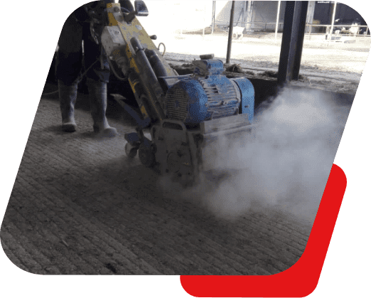 Frezowanie posadzki z betonu